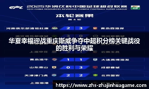 华夏幸福迎战重庆斯威争夺中超积分榜关键战役的胜利与荣耀