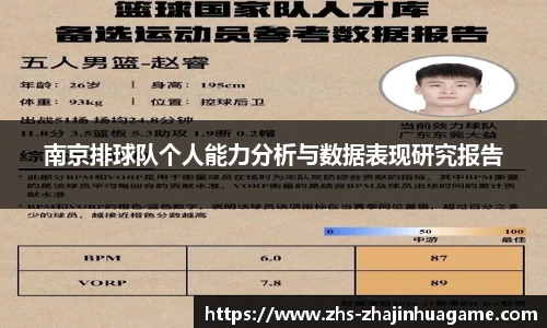南京排球队个人能力分析与数据表现研究报告